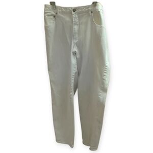 L.A. Blues White Womens Straight Jeans